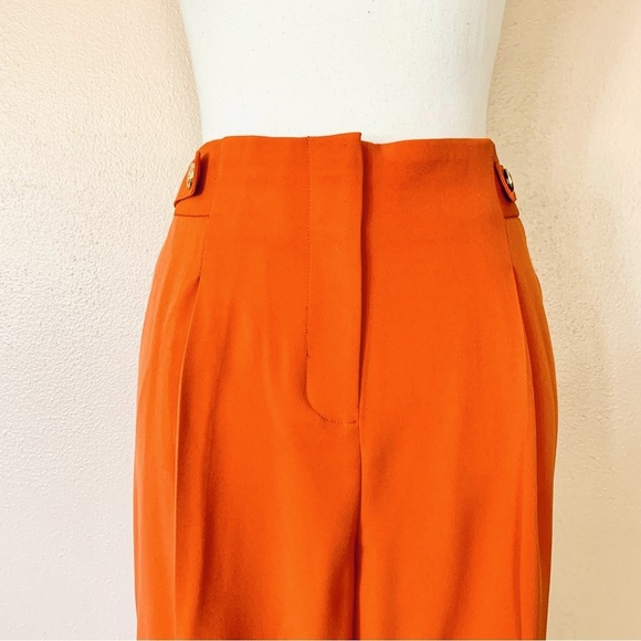 Cato Vibrant Orange Slim Women's Pants - Picture 2 of 8